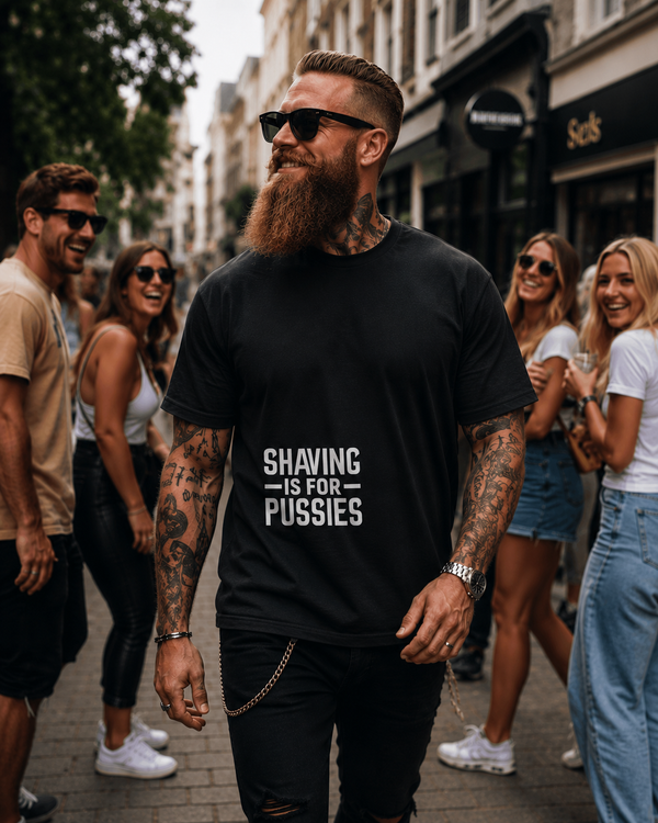 Shaving t-shirt